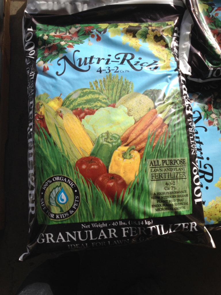 Nutri-Rich Fertilizer  (Stutzman's)