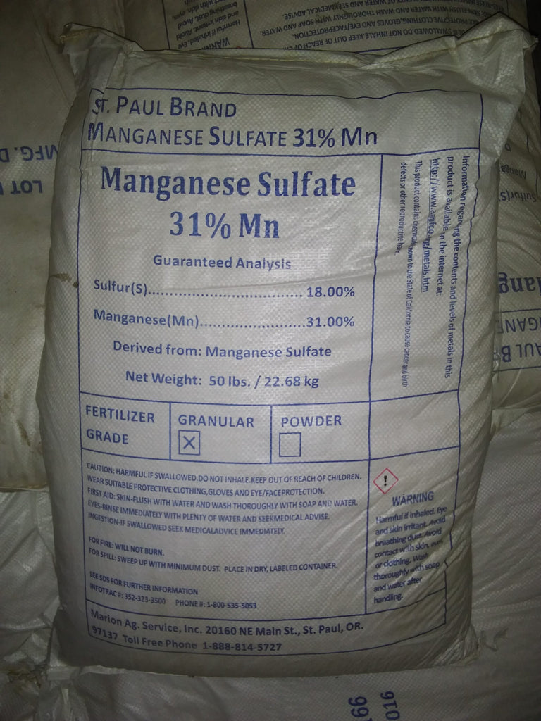 Manganese Sulfate, 50 lb